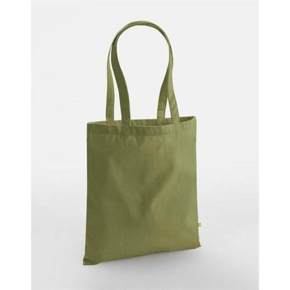 Bright Olive - Front - Westford Mill EarthAware Organic Bag For Life (10 Litres)
