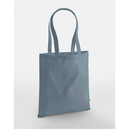 Dusty Blue - Front - Westford Mill EarthAware Organic Bag For Life (10 Litres)