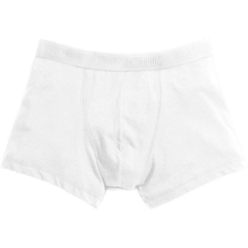 Front - Fruit Of The Loom Mens Classic Shorty Cotton Rich Boxer Shorts (Pack Of 2)