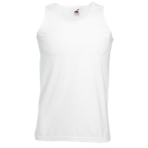 Front - Fruit Of The Loom Mens Athletic Sleeveless Vest / Tank Top