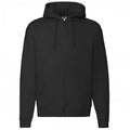 Front - Fruit Of The Loom Mens Zip Through Hooded Sweatshirt / Hoodie