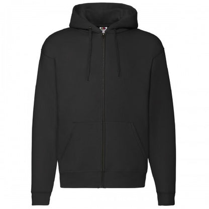Front - Fruit Of The Loom Mens Zip Through Hooded Sweatshirt / Hoodie