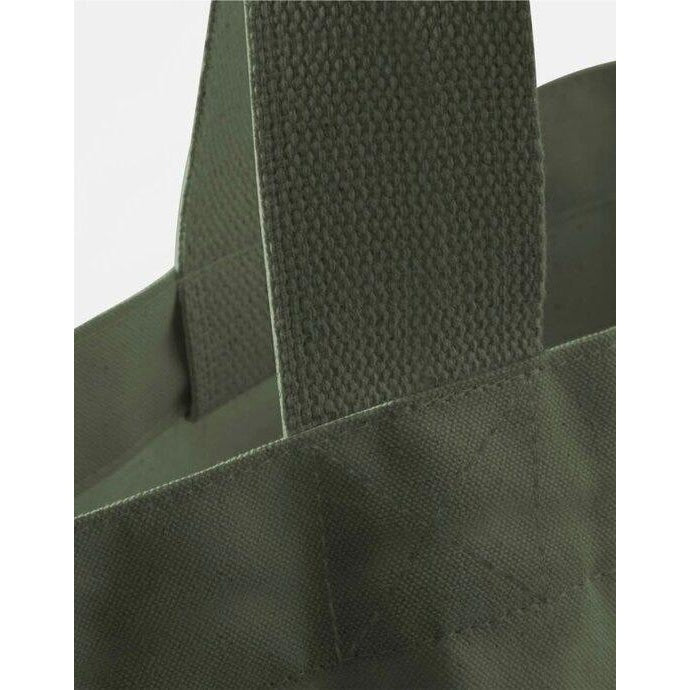 Olive Green - Front - Westford Mill Organic Marina XL Tote Bag