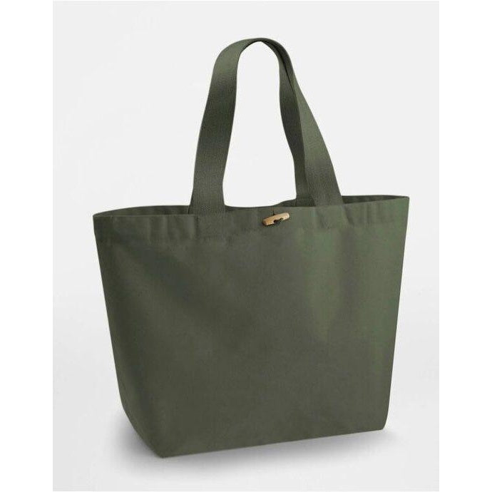 Olive Green - Back - Westford Mill Organic Marina XL Tote Bag