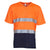 Front - Yoko Mens Cool Weave Hi-Vis V Neck T-Shirt