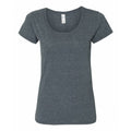 Front - Gildan Womens/Ladies Short Sleeve Deep Scoop Neck T-Shirt