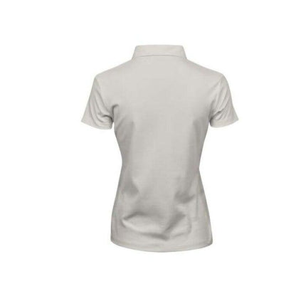 Cement - Pack Shot - Tee Jays Womens-Ladies Pima Short Sleeve Cotton Polo Shirt