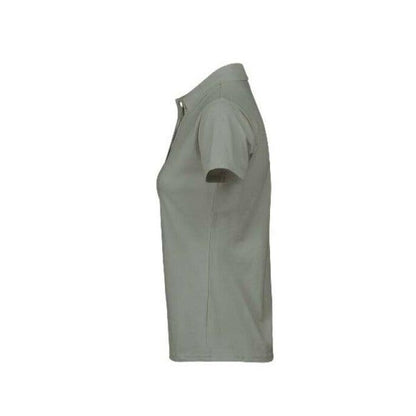Sage - Side - Tee Jays Womens-Ladies Pima Short Sleeve Cotton Polo Shirt