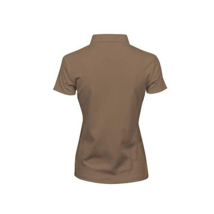 Wood - Pack Shot - Tee Jays Womens-Ladies Pima Short Sleeve Cotton Polo Shirt