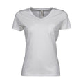 Front - Tee Jays Womens/Ladies Luxury V-Neck T-Shirt