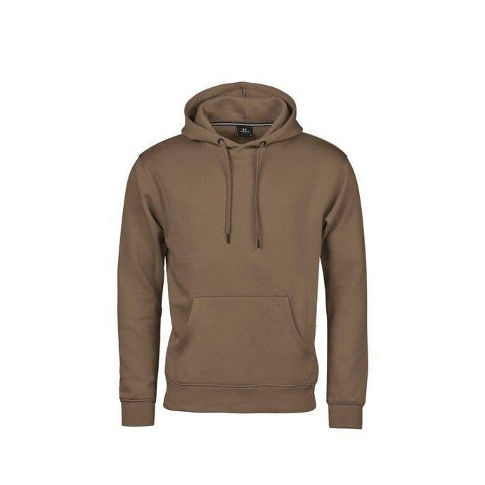 Wood - Close up - Tee Jays Mens Hooded Cotton Blend Sweatshirt