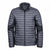 Front - Teejays Mens Padded Full Zip Crossover Jacket