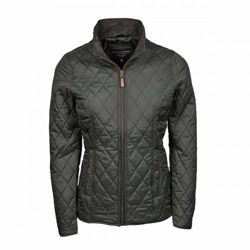 Front - Tee Jays Womens/Ladies Richmond Diamond Quilted Jacket