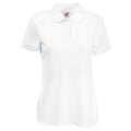 Front - Fruit Of The Loom Womens Lady-Fit 65/35 Short Sleeve Polo Shirt