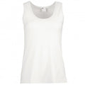Front - Womens/Ladies Value Fitted Sleeveless Vest