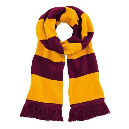 Front - Beechfield Adults Unisex Varsity Scarf