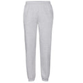 Front - Fruit Of The Loom Mens Elasticated Cuff Jog Pants / Jogging Bottoms