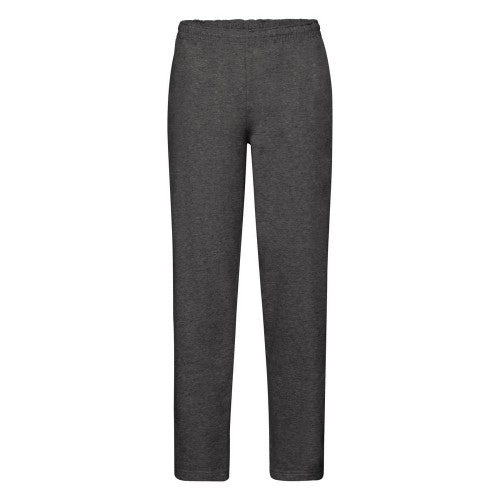 Front - Fruit Of The Loom Mens Open Hem Jog Pants / Jogging Bottoms