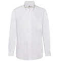 Front - Fruit Of The Loom Mens Long Sleeve Oxford Shirt