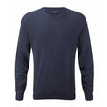 Front - Russell Collection Mens Knitted Crew Neck Pullover