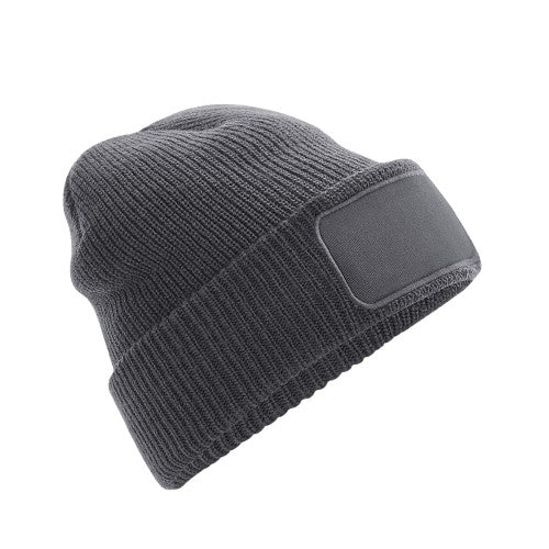 Front - Beechfield Unisex Adults Thinsulate Printer Beanie