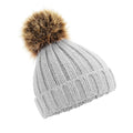 Front - Beechfield Childrens/Kids Pom Pom Chunky Beanie