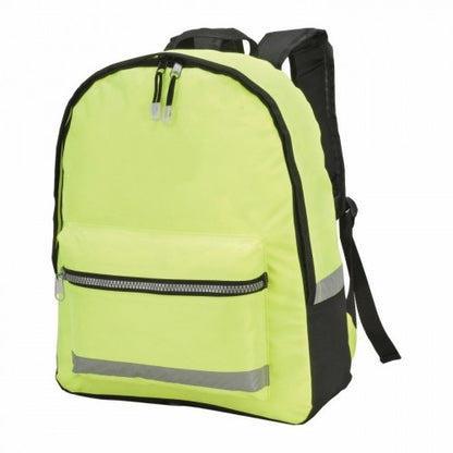 Front - Shugon Gatwick Hi-Vis Backpack (18 Litres) (Pack Of 2)