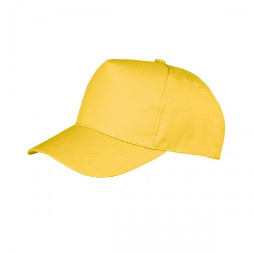 Front - Result Unisex Core Boston 5 Panel Printers Baseball Cap (Pack Of 2)