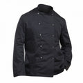 Front - Dennys Mens Economy Long Sleeve Chefs Jacket / Chefswear (Pack of 2)