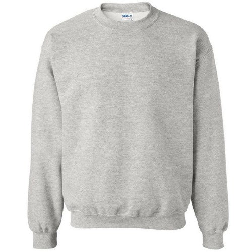 Front - Gildan Childrens Unisex Heavy Blend Crewneck Sweatshirt (Pack Of 2)