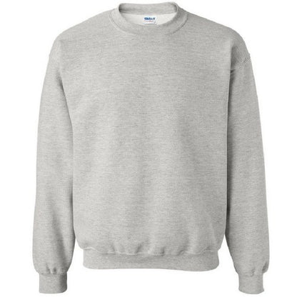 Front - Gildan Childrens Unisex Heavy Blend Crewneck Sweatshirt (Pack Of 2)