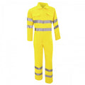 Front - Yoko Hi-Vis Polycotton Coverall / Mens Workwear (Pack of 2)