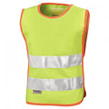 Front - Result Junior Kids Hi-Vis Tabard Jacket / Safetywear (Pack of 2)