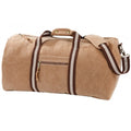 Front - Quadra Vintage Canvas Holdall Duffle Bag - 45 Litres (Pack of 2)