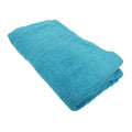 Front - Jassz Beach/Bath Plain Sheet Towel 100cm x 180cm (350 GSM) (Pack of 2)