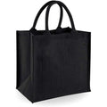 Front - Westford Mill Jute Mini Tote Shopping Bag (14 Litres) (Pack of 2)