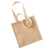 Front - Westford Mill Jute Compact Tote Bag - 10 Litres (Pack of 2)