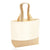 Front - Westford Mill Jute Base Canvas Tote
