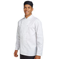 Front - Dennys Unisex Adults Budget Long Sleeve Chef Jacket