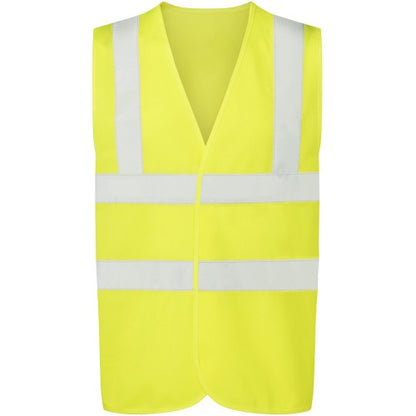 Front - Ultimate Everyday Apparel Mens UCC 4 Band Safety Waistcoat