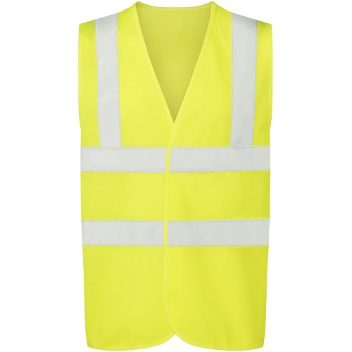Front - Ultimate Everyday Apparel Mens UCC 4 Band Safety Waistcoat