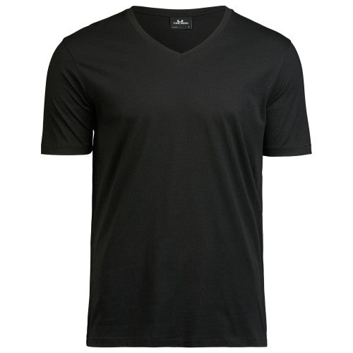Front - Tee Jays Mens Luxury V-Neck Tee