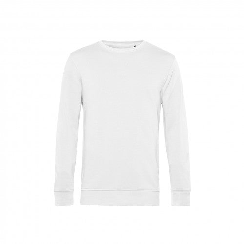 Front - B&C Mens Organic Crew Neck Sweat