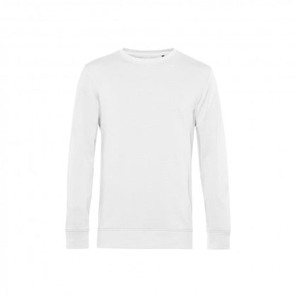 Front - B&C Mens Organic Crew Neck Sweat