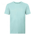 Bottle Green - Front - Russell Mens Organic Short-Sleeved T-Shirt