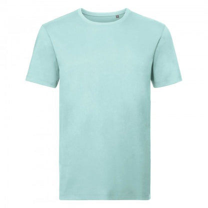 Front - Russell Mens Organic Short-Sleeved T-Shirt