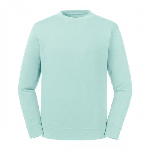 Front - Russell Unisex Adult Reversible Organic Sweatshirt