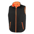 Black-Orange - Front - Result Unisex Adult Gilet