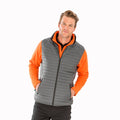 Grey-Black - Back - Result Unisex Adult Gilet