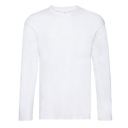 Red - Lifestyle - Fruit of the Loom Mens Iconic 150 Classic Long-Sleeved T-Shirt